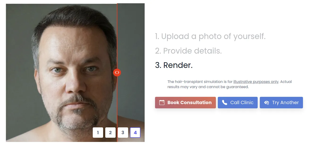 4 images generated automatically
